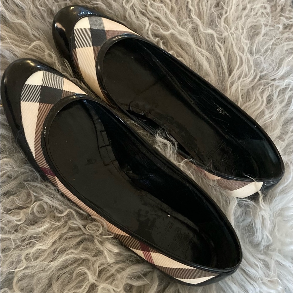 Burberry Nova Check Ballet Flats